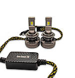 Світлодіодні LED лампи H7 75W 12-36V KELVIN 3000/4500/6000К 8000LM з обманкою, фото 9