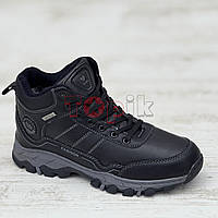 Черевики чоловічі зимові чорні Ботинки мужские зимние черные (Код: 3629)