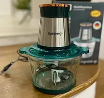 Потужний блендер Rainberg 1300 Ватт 2л 4 леза з нержавіючої сталі блендер чоппер для дому