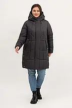 Жіноча зимова куртка великих розмірів Li-8-1 р-ри 50-62, фото 4