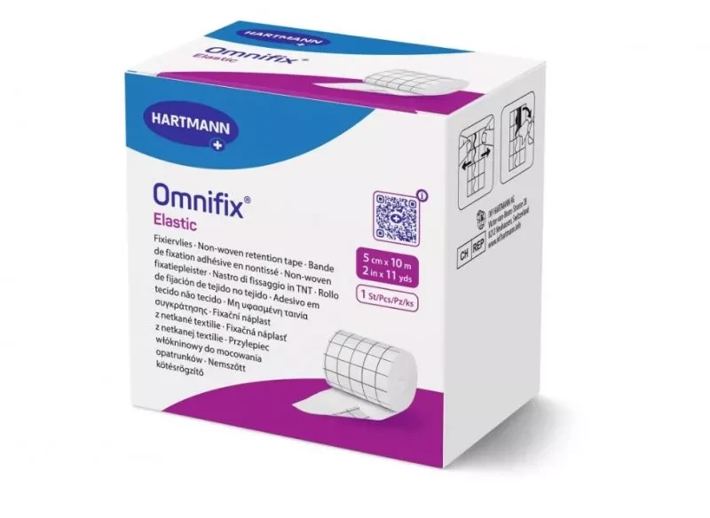 Пластир еластичний самофіксуючий Omnifix (5 см х 10 м) 2 шт, фото 1