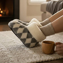 600 Чуні із овчини Eluna на гумовій підошві