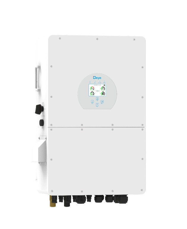 Гібридний мережевий інвертор Deye SUN-30K-SG02HP3-EU-AM3 (30 кВт. 3 фазы, 160-700В АКБ, 3 MPPT), фото 1