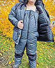 Зимовий костюм чорно-сірий -30 °C, фото 9