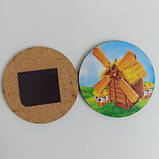 Набір Магнітів патріотичні круглі символіка України 2 шт. 6,5см. (123-1), фото 8
