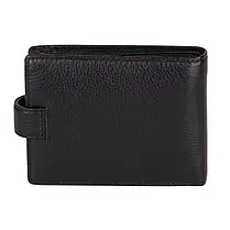 Портмоне шкіряне чоловіче горизонтальне на застібці  ALFA RICCO 3204 BLK SC, фото 2