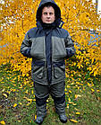 Зимовий костюм -30 °C чорний / хакі, фото 9