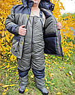Зимовий костюм -30 °C чорний / хакі, фото 2