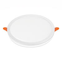 Світильник 24W 3000K-4000K-6500K круглий врізний, HOROZ ELECTRIC PAULA