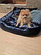 Універсальний лежак для собак і кішок із холофайбером теплий, зручне ліжечко для тварин - фото 7 - id-p2788427114