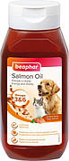 Лососеве масло Beaphar Salmon Oil натуральна добавка з Омега 3 і Омега 6 для кішок і собак, 430 мл