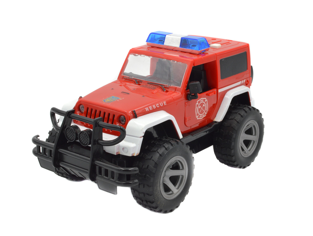Машина позашляховик пожежна служба WY 392 A, звук, світло, відкриваються двері, фото 1