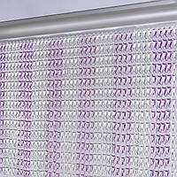 Алюминиевая цепная штора Gluwoer Purple 100 × 214.5 см, дверные москитные сетки