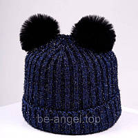 Шапка "Вушка", МІКС КОЛЬОРІВ