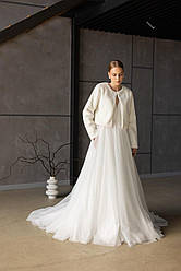 Весільна шубка № Ш2604 розмір 48