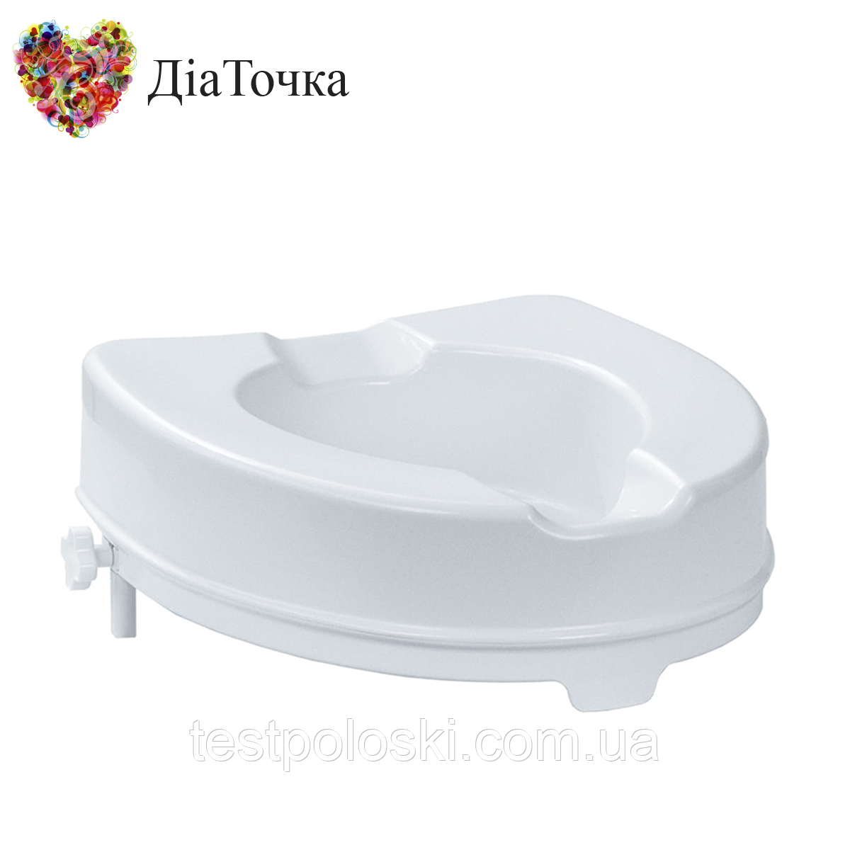 Високе туалетне сидіння King 10 см, без кришки KING-10-00, фото 1