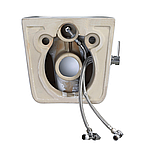 Унітаз підвісний з функцією біде Premium KVADRO Rimless безобідковий з дюропластовим сидінням soft-close 660058, фото 9