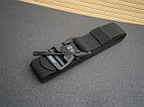 Ремінь поясний з магнітною пряжкою Tactical 125 см x 3,8 см чорний, фото 3