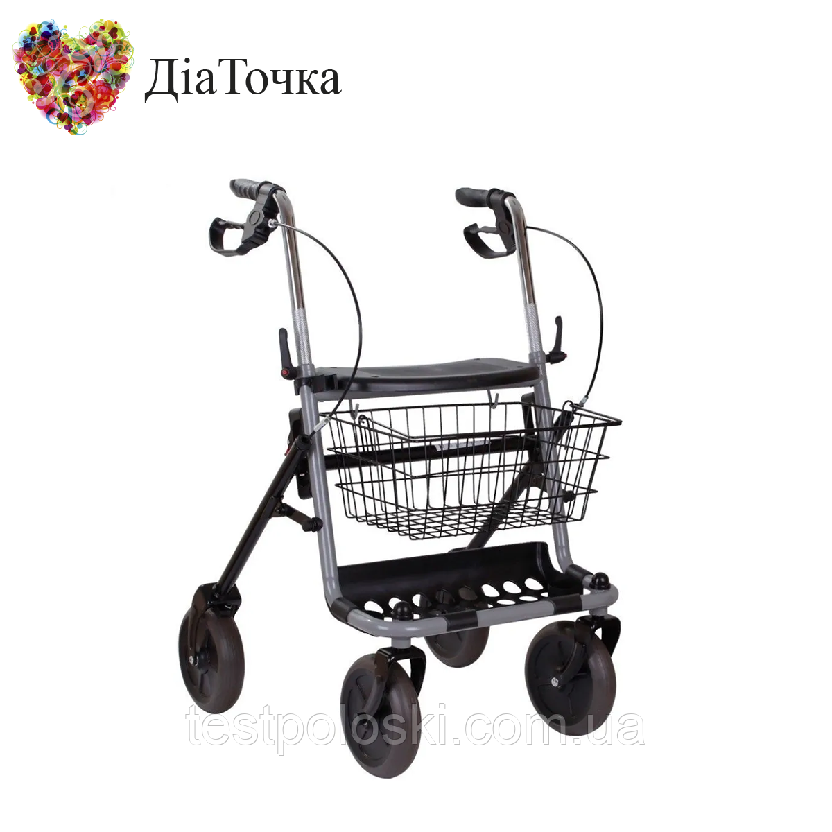 Ролатор (ролер ходунки) на 4 колесах OSD RB-91040RW, фото 1