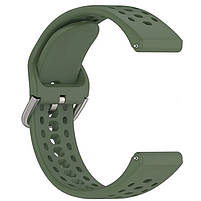 Комплект ремінців для годинника Amazfit Bip 6 22 мм сірий + хакі, фото 7
