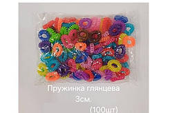 Кольорові гумки пружинки набір 100 шт.