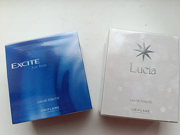 Набор ароматов  Excite for Him + Lucia [Люсія] Oriflame