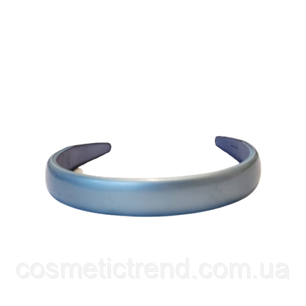 Обруч для волосся светлый серо-голубой глянсовий (Франція), фото 2