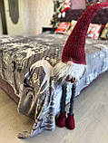 Новорічний плед із мікрофібри євро 200*230 з оленями, фото 3