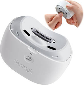 Seemagic - Електричні кусачки для нігтів для дорослих та дітей і світлодіодним підсвічуванням та 2 швидкостями