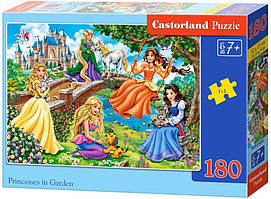 Пазл Принцеси в саду 180 деталей Castorland