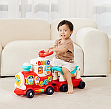 Ходунки Hola Toys 4in1 «Паровозик» червоні, фото 3