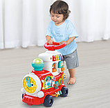 Ходунки Hola Toys 4in1 «Паровозик» червоні, фото 4