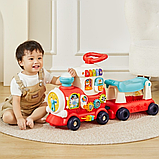 Ходунки Hola Toys 4in1 «Паровозик» червоні, фото 2