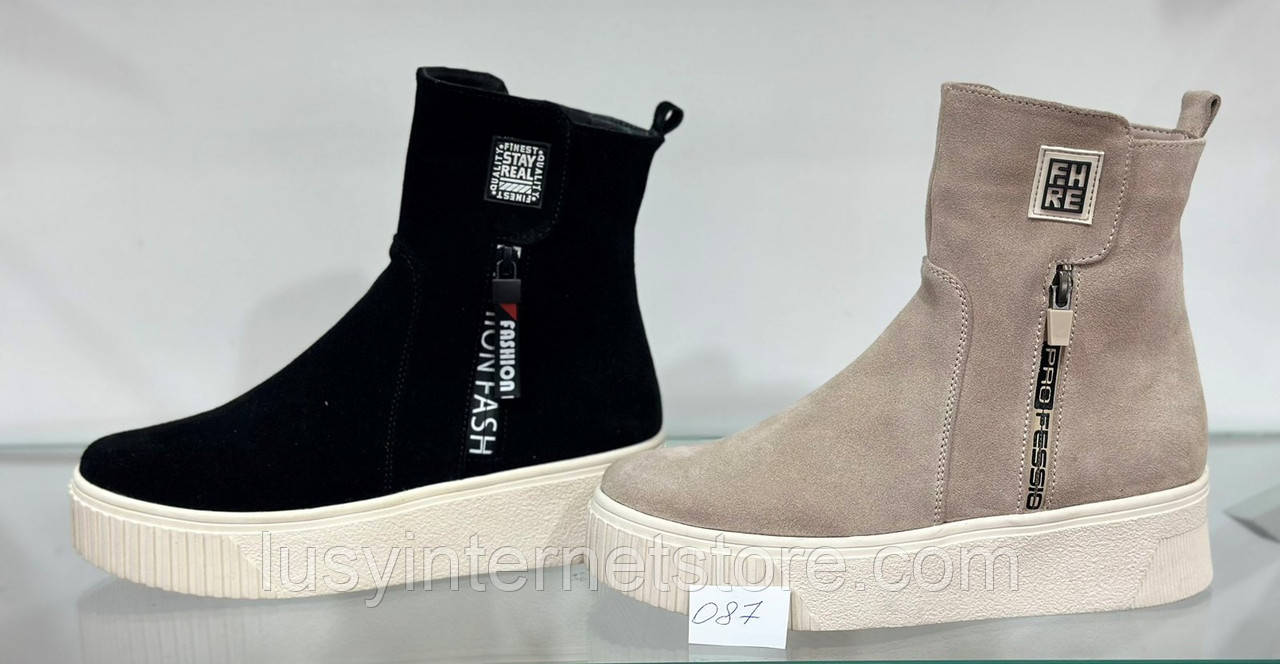 Черевики жіночі зимові великого розміру від виробника модель КС25-087Б, фото 1