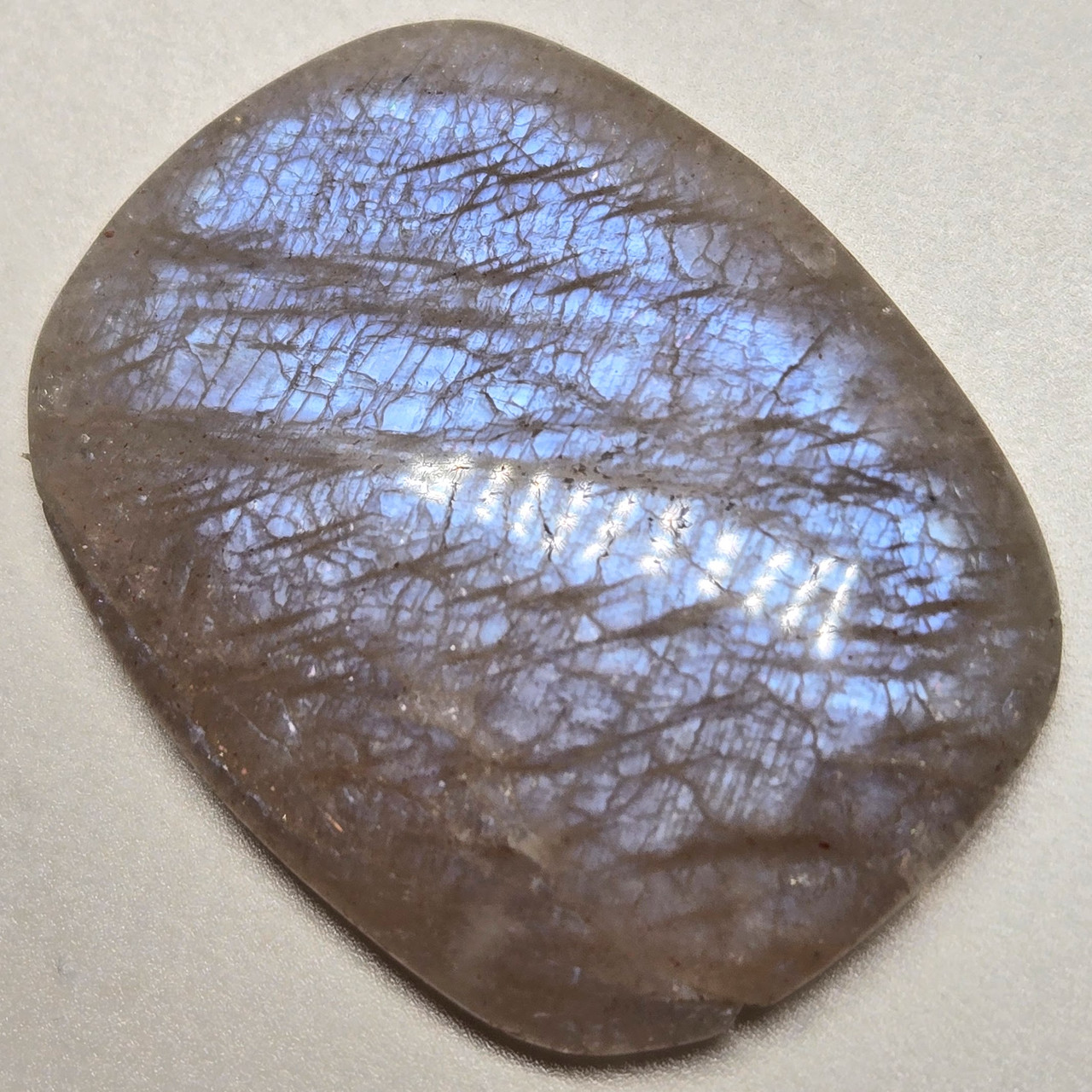 Місячний камінь кабошон 30 ct, натуральний природний для створення прикрас, фото 1