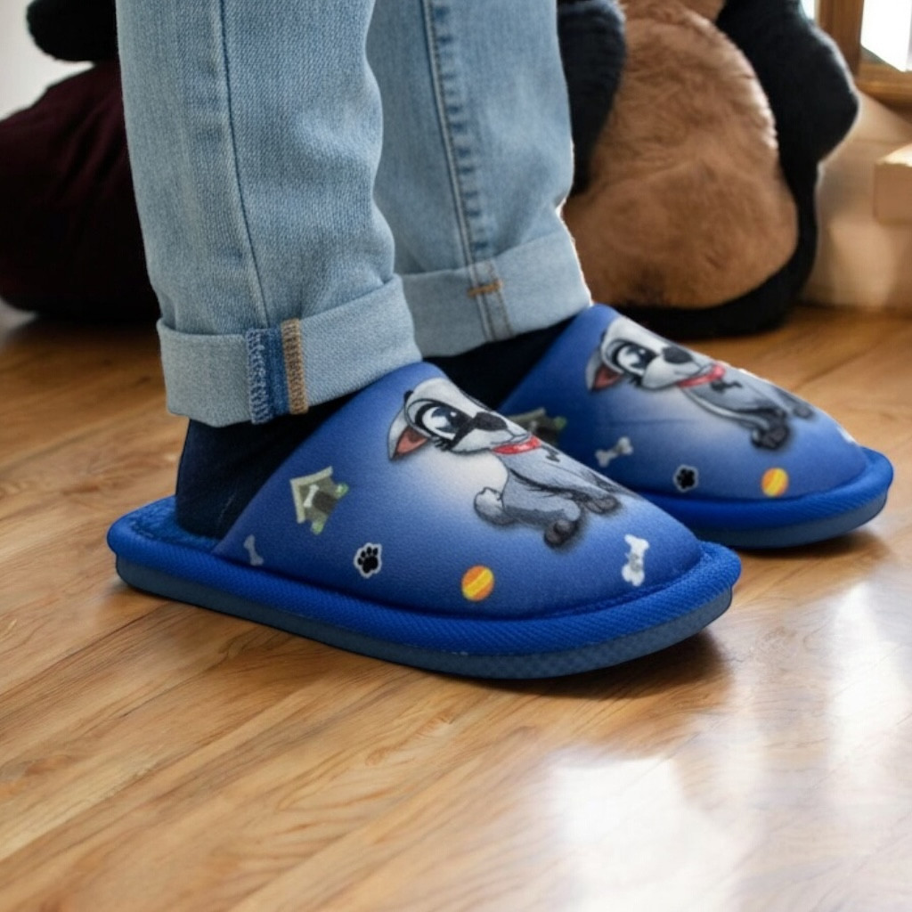 Детские тапочки в садик и для дома теплые для мальчиков . Размер:30-33, фото 1