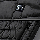 Жилет з USB-підігрівом електрична терможилетка для чоловіків розмір XL 9 зон обігріву 3 режими температури, фото 9