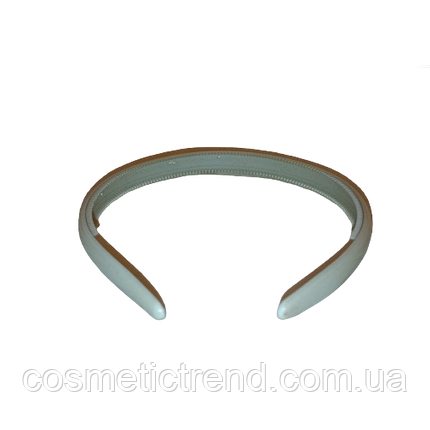 Обруч для волосся білий с золотистим напилением глянсовий (Франція), фото 3
