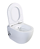 Унітаз підвісний з функцією біде Premium ELISE Rimless безобідковий з дюропластовим сидінням soft-close 660059, фото 2