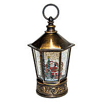 Нічник на батарейках XMAS WDL-24077, новорічний світильник зі снігом, ніч нічник - різдвяний ліхтар