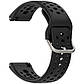 Ремінець силіконовий для годинника Amazfit Bip 6 22 мм чорний, фото 2