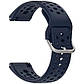 Ремінець силіконовий для годинника Amazfit Bip 6 22 мм темно-синій, фото 2