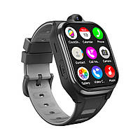 Детские смарт часы AS10 с GPS, SIM-картой, AI-помощником и 2Мп камерой, видеозвонком и прослушкой Black