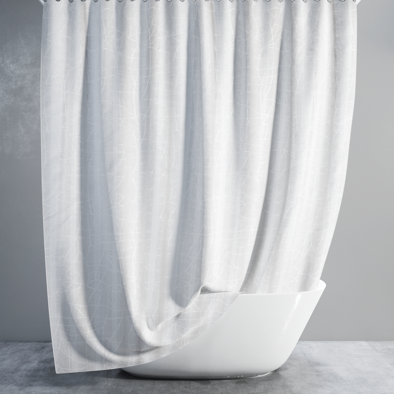 Штора для ванної довга 180x220 см Marble Tropik