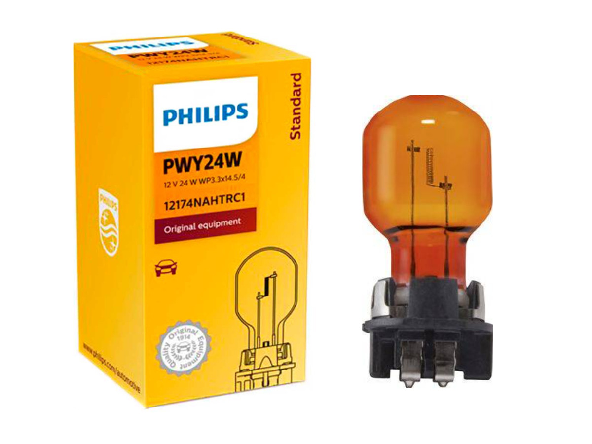 Галогенова лампа PHILIPS 12174NAHTRC1 HiPerVision 12V 24W WP3,3x14,5/4, фото 1