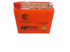 Акумулятор гелевий OUTDO YTX12-BS 12(10)АH, 150*87*130 мм, жовтогарячий