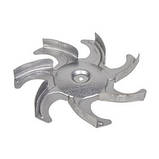 Крильчатка вентилятора для духовки Beko 217440103 (метал.) D=180mm d отв.=6mm, фото 2