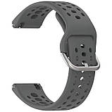 Комплект ремінців для годинника Amazfit Bip 6 22 мм темно-синій + сірий, фото 5