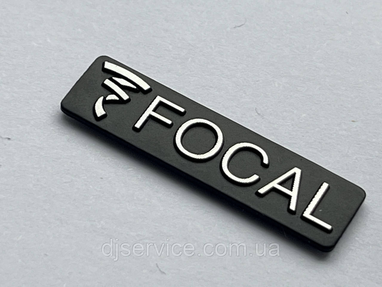 Шильдик 34x9mm (metall) на сітку колонки FOCAL, фото 1
