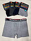 Труси чоловічі бавовняні бокси комплект 4 шт Туреччина однотонні Rock Hard Бавовняні якісні труси боксери sel, фото 6